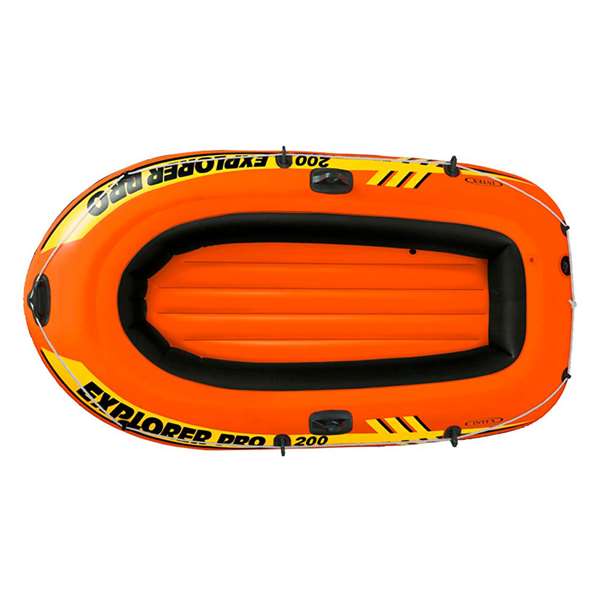 Intex Explorer Pro 200, Bateau Gonflable 196 x 102 x 33 cm, Pour 2 Personnes, Recommandé à Partir de 6 Ans, PVC