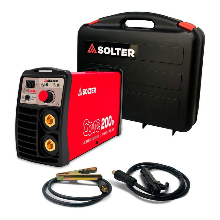 Solter Core 200di Poste à souder inverter 200A 60% DC avec accessoires et mallette