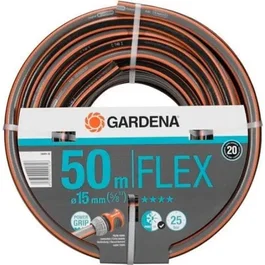 Gardena Tuyau d'arrosage Comfort Flex 18049-26, Ø 15 mm, Longueur 50 m, Anti-nœud et Indéformable, Garantie 20 ans