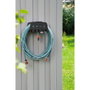 Gardena Portamangueras mural gris avec colgador pour accessoires de jardin, capacité 35m (13mm)