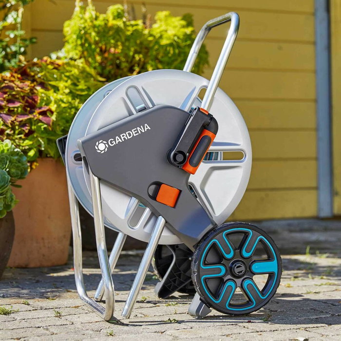 Gardena CleverRoll M Charriot à tuyaux avec tuyau 25m 15mm