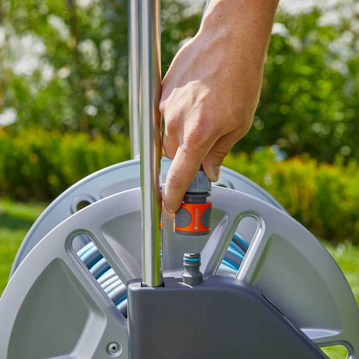 Gardena CleverRoll M Charriot à tuyaux avec tuyau 25m 15mm