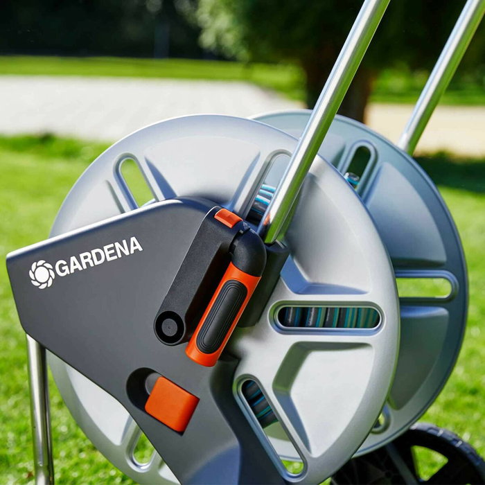Gardena CleverRoll M Charriot à tuyaux avec tuyau 25m 15mm