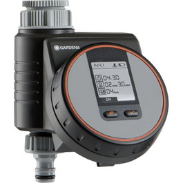 Gardena Programmateur d'arrosage Flex LCD Noir/Gris
