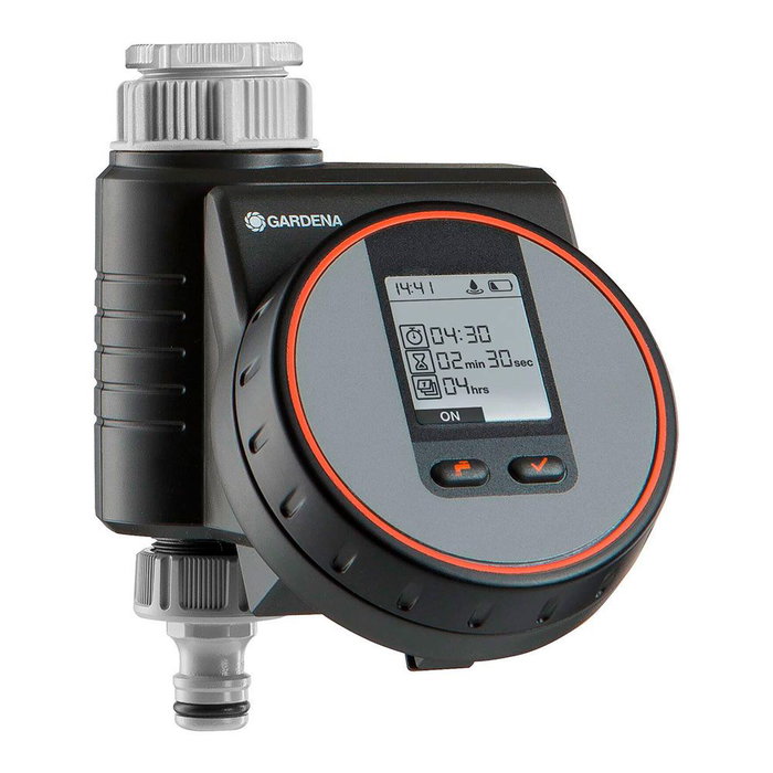 Gardena Programmateur d'arrosage Flex LCD Noir/Gris