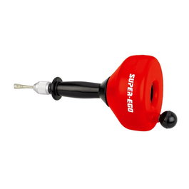 Super Ego Déboucheur à tambour 6 m - Câble 6 mm, 50 x 30 x 30 cm, Rouge/Noir