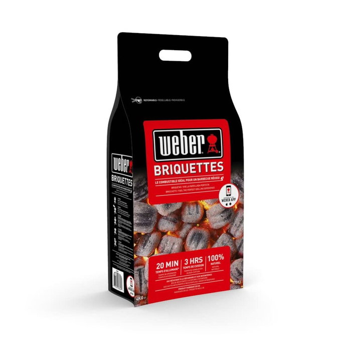 Weber Sac de 4kg de briquettes Weber FSC