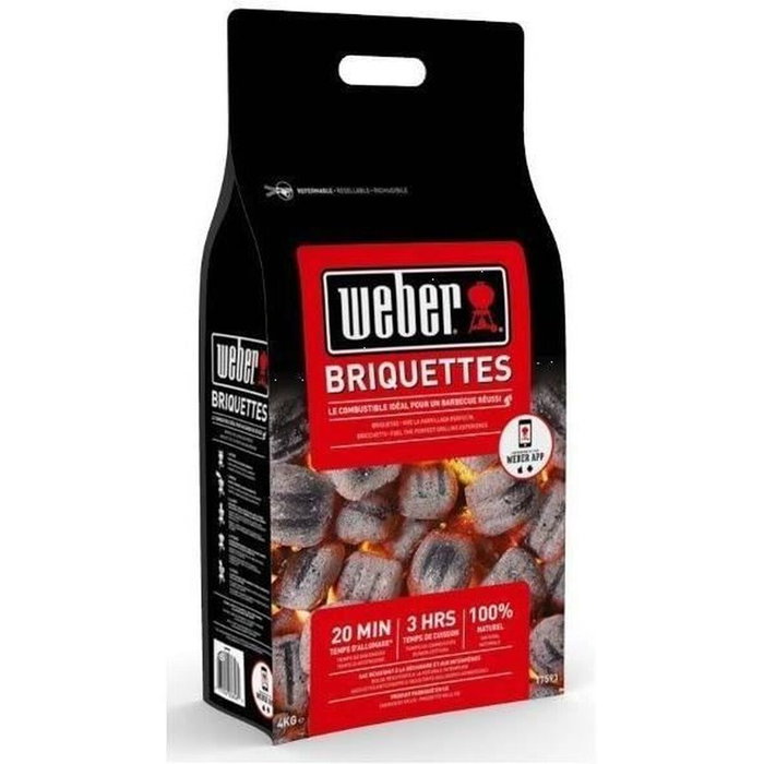 Weber Sac de 4kg de briquettes Weber FSC