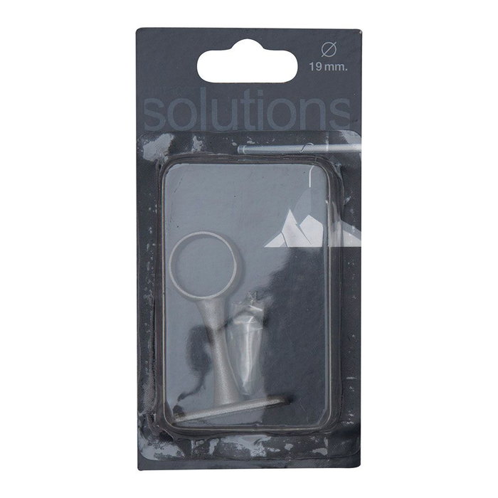 Support de tringle de penderie Stor Planet Gris Satiné Ø 1,9 cm Central Support de tringle de penderie Stor Planet Gris Satiné Ø 1,9 cm Central