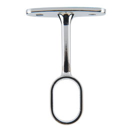 Cintacor - Stor Planet Support de placard central pour tringle ovale 25 x 15 mm, chromé