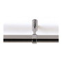 Cintacor - Stor Planet Support de placard central pour barre ovale chromé, 25 x 15 mm