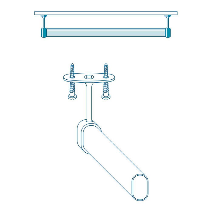Support de tringle de penderie Stor Planet Oblongue Chrome 2,5 x 1,5 cm Argenté (2 Unités) Support de tringle de penderie Stor Planet Oblongue Chrome 2,5 x 1,5 cm Argenté (2 Unités)