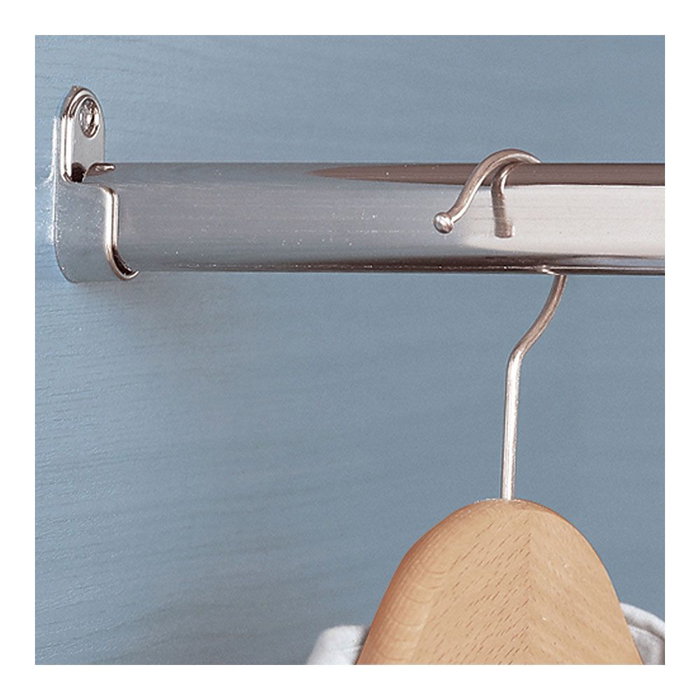 Cintacor - Stor Planet Barre de penderie ovale métal chromé 100 cm brillant