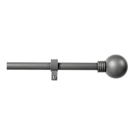 Cintacor Stor Planet Kit barre à rideau extensible gris plomb 160-300 cm diamètre 16/19 mm satiné