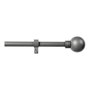 Cintacor Stor Planet Kit barre à rideau extensible gris plomb 160-300 cm diamètre 16/19 mm satiné