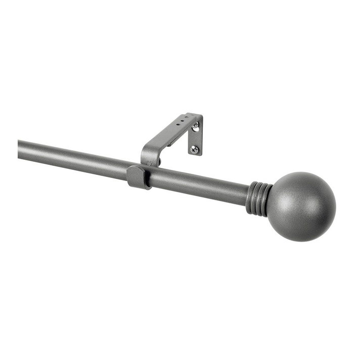 Cintacor Stor Planet Kit barre à rideau extensible gris plomb 160-300 cm diamètre 16/19 mm satiné