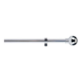 Cintacor Stor Planet Kit barre à rideau chromé extensible 110-200 cm avec supports et embouts