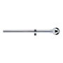 Cintacor Stor Planet Kit barre à rideau chromé extensible 110-200 cm avec supports et embouts