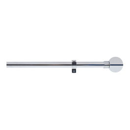 Stor Planet Kit de barre à rideau anneau chromé extensible 160-300 cm