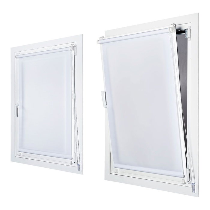 Store à enrouleur Stor Planet Clip&Fix Blanc (120 x 180 cm)