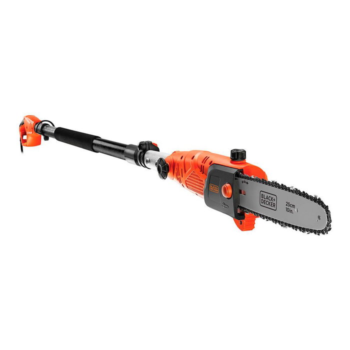Scie à chaîne Black & Decker 800 W Manche de perche extensible Scie à chaîne Black & Decker 800 W Manche de perche extensible