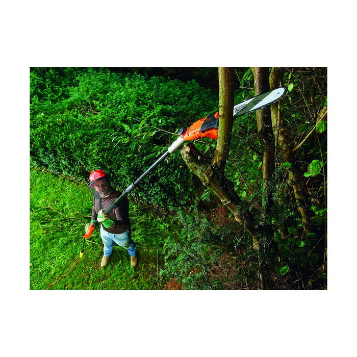 Scie à chaîne Black & Decker 800 W Manche de perche extensible