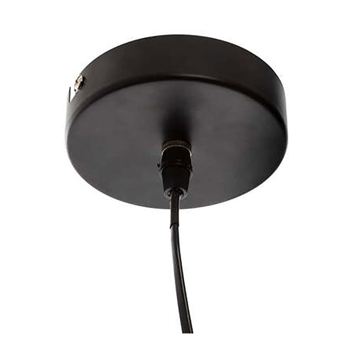 Atmosphera Lampe de plafond noire E14 Ø15 x 19 cm Métal et bois avec câble 80cm Atmosphera Lampe de plafond noire E14 Ø15 x 19 cm Métal et bois avec câble 80cm