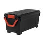 Boîte de rangement avec roues Iris Noir/Rouge polypropylène 170 L 49 x 103 x 50 cm