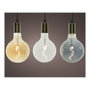 Lumineo Ampoule Décorative Solaire LED Couleurs Variées Blanc Chaud IP44 Ø15x26cm Extérieur/Intérieur