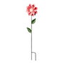 Lumineo Balise solaire en forme de fleur couleurs assorties 11 x 6 x 49,5 cm