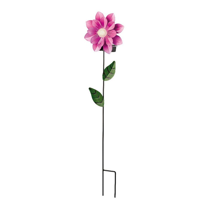 Lumineo Balise solaire en forme de fleur couleurs assorties 11 x 6 x 49,5 cm Lumineo Balise solaire en forme de fleur couleurs assorties 11 x 6 x 49,5 cm