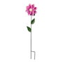 Lumineo Balise solaire en forme de fleur couleurs assorties 11 x 6 x 49,5 cm