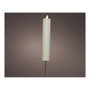 Lumineo Bougie solaire effet flamme blanche ø4 x 90 cm