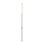 Lumineo Bougie solaire effet flamme blanche ø4 x 90 cm