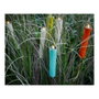 Lumineo Bougie solaire effet flamme blanche ø4 x 90 cm