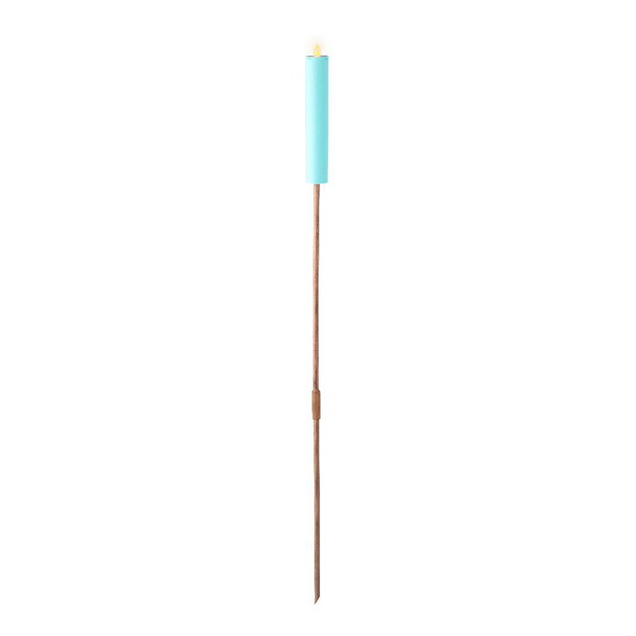 Lumineo Bougie solaire effet flamme Ø 4 x 90 cm couleurs assorties