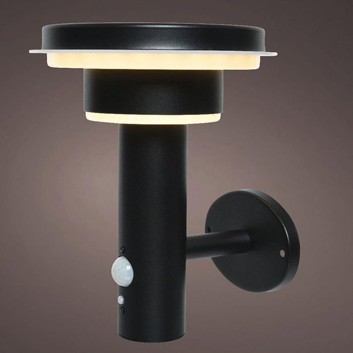 Lumineo Aplique solaire métallique 17,8x18,3x22cm 40 LEDs lumière chaude 75-600 lumens design envoyé aléatoirement