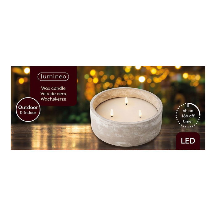 Bougie LED Lumineo