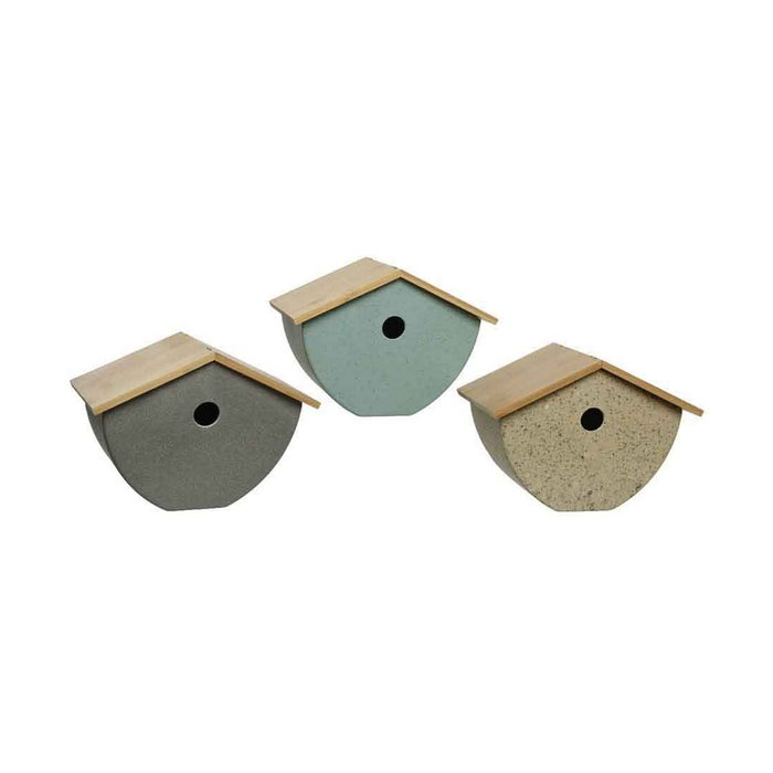 Maison Oiseau Decoris Bois 13,5 x 12 x 17,3 cm Maison Oiseau Decoris Bois 13,5 x 12 x 17,3 cm