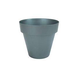 Plastiken Maceta Tes Gris anthracite Ø140mm