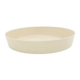 Plastiken Coupelle pour pot de fleur Ecru Ø28 cm réf. 90520 - Résistant UV Polipropylène