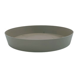 Plastiken Plat de jardin taupe Ø28 cm ref: 90519 pour pots résistant UV polypropylène