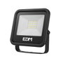 Edm Black Series Projecteur LED 20W 1520lm 6400K Lumière Froide IP65 12,4 x 2,8 x 10,6 cm