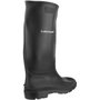 Dunlop Bottes à pluie Noir Polyester PVC, Taille 36
