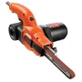 BLACK+DECKER KA900E-QS - Lime électrique filaire 350 W, 455 x 13 mm, avec 3 bandes abrasives, interrupteur anti-poussière et aspiration