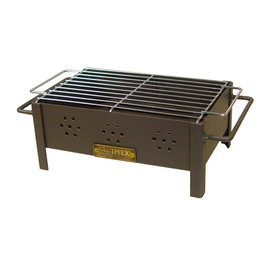 El Zorro Barbecue de table avec grille zinguée 31 x 21 x 14 cm