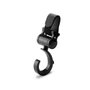 Inofix Gancho giratoire pour poussette bébé, noir, 44 x 51 x 146 mm, 2 pièces, blister
