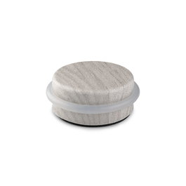 Inofix Tope de porte avec joint torique en métal et silicone finition bois érable nordique fixation adhésive blister