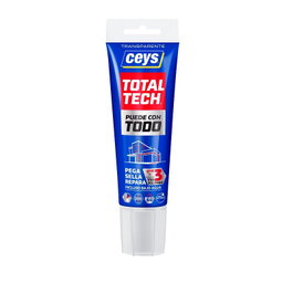 CEYS Total Tech Adhésif et Sellateur Hybride Polymère MS Transparent 125 ml