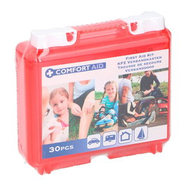 Kit de premiers secours 30 pièces, 14,5 x 5 x 14 cm